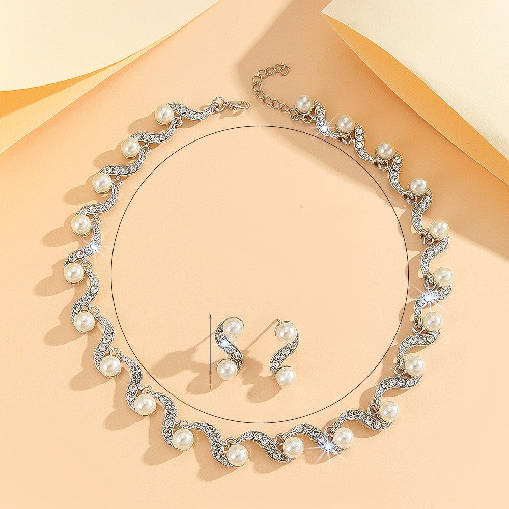 Pearl Wave Jewelry Set