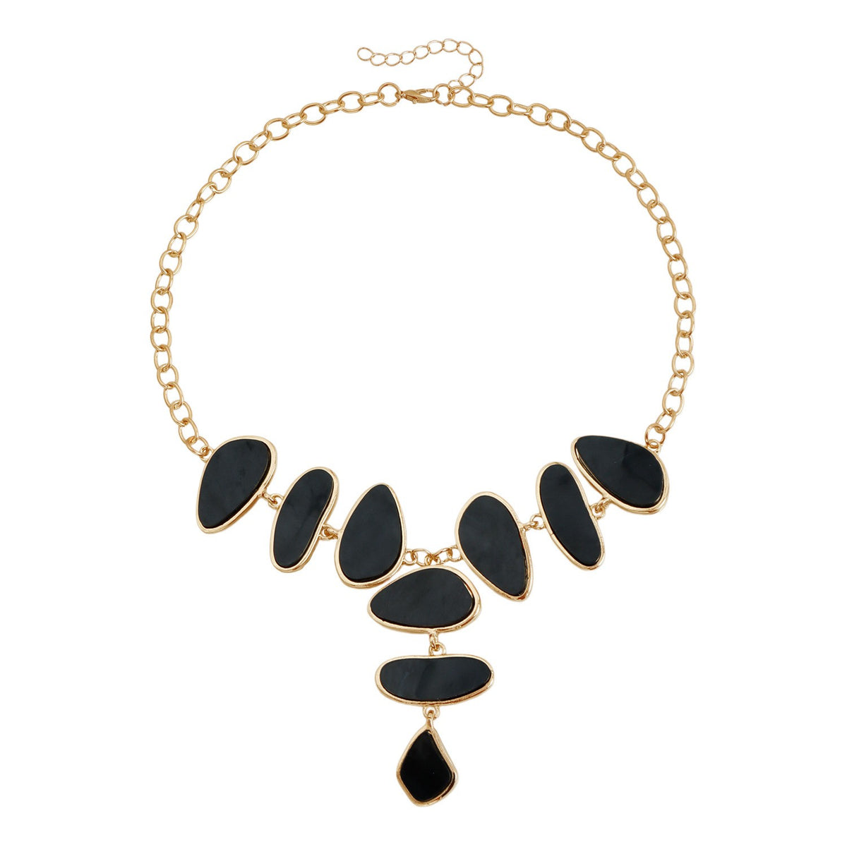 Tortoise Shell Cascade Necklace & Earring Set