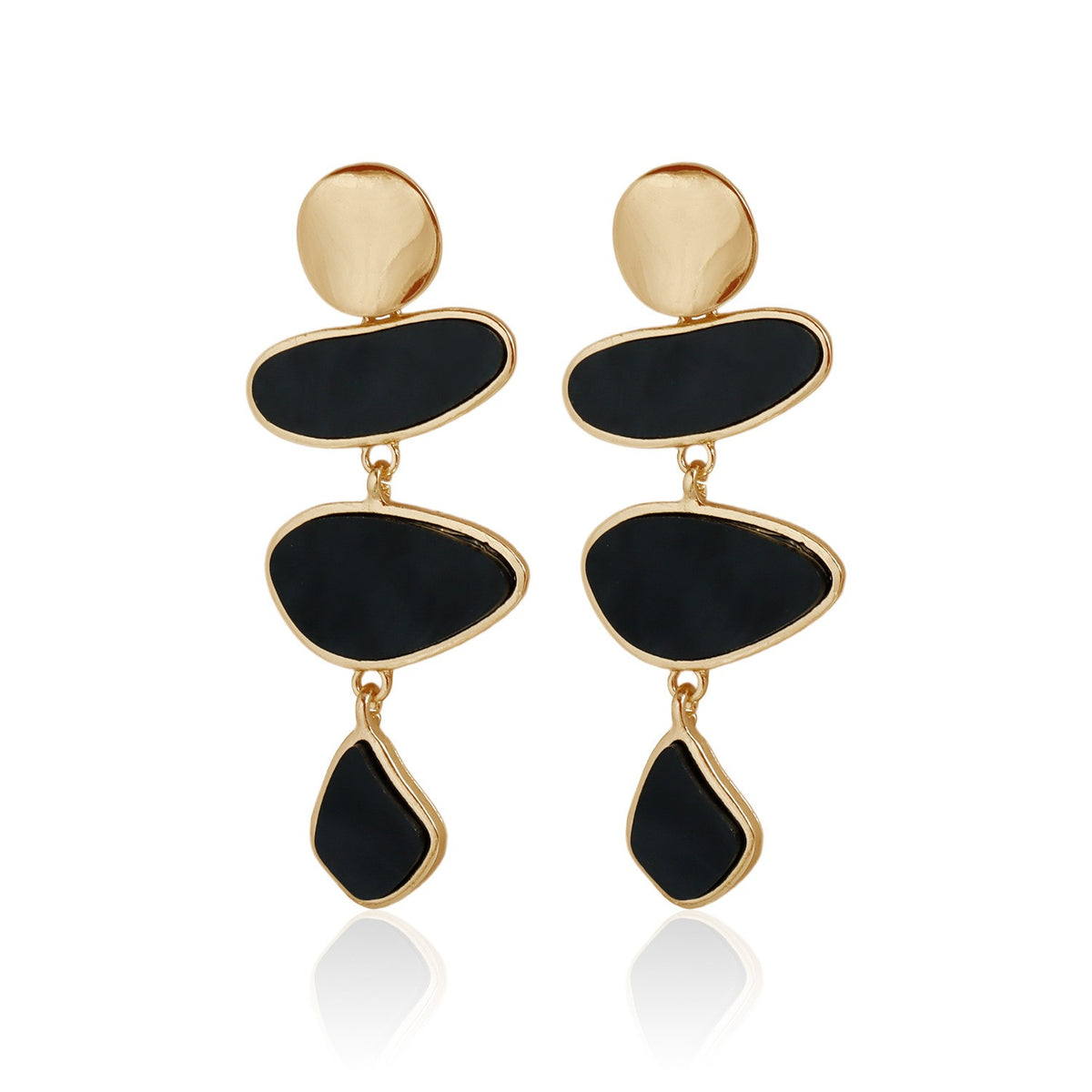 Tortoise Shell Cascade Necklace & Earring Set
