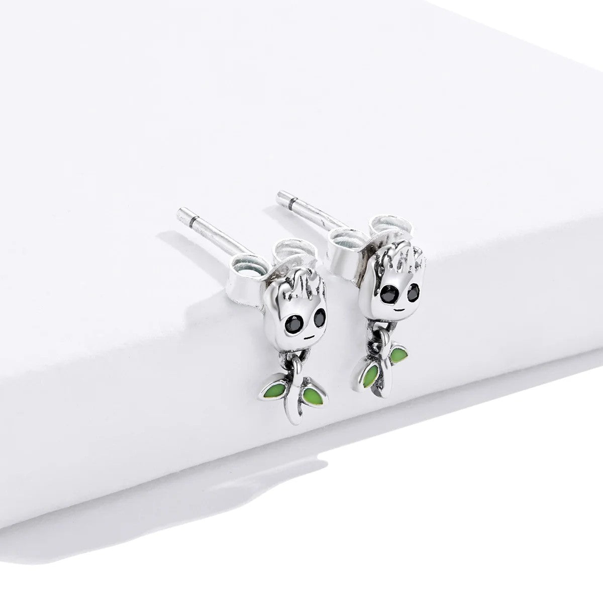 Green Sprout Drop Earrings