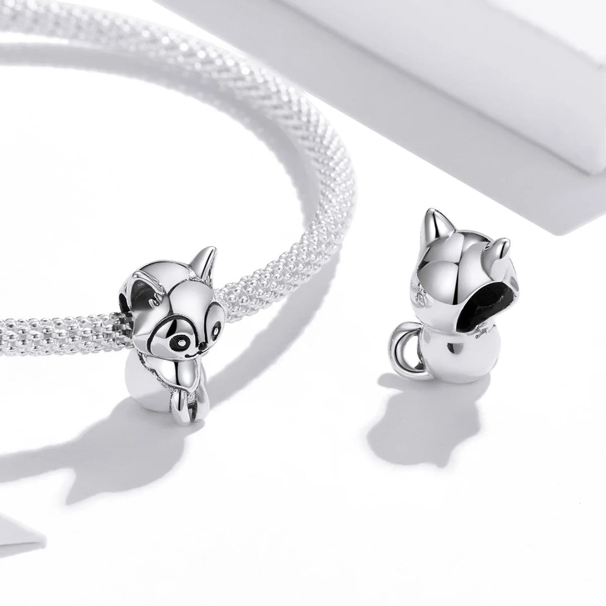 Silver Fox Charm
