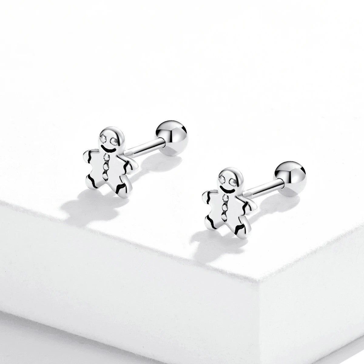 Gingerbread Man Stud Earrings
