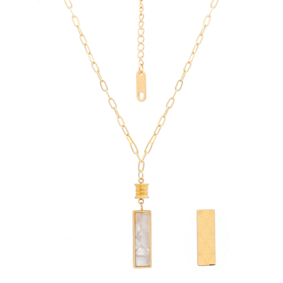 Initial B Link Necklace