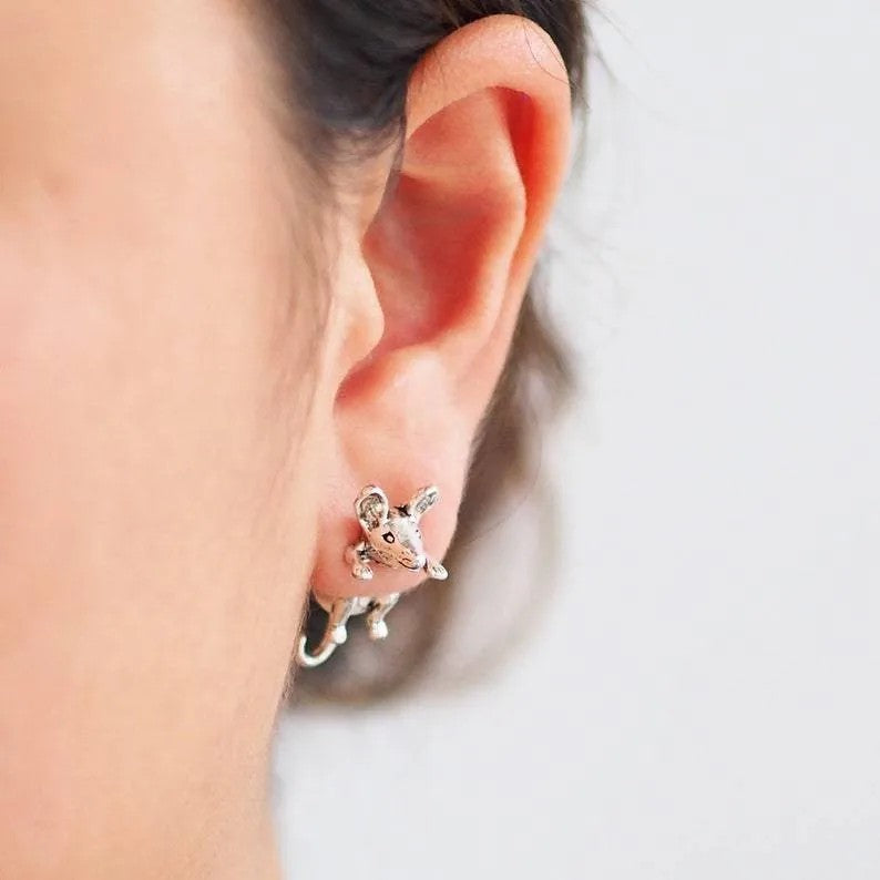 Mouse Drop Earring