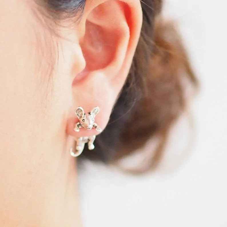 Mouse Drop Earring