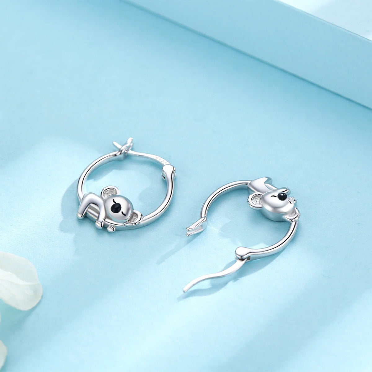 Koala Huggie Hoop Earrings