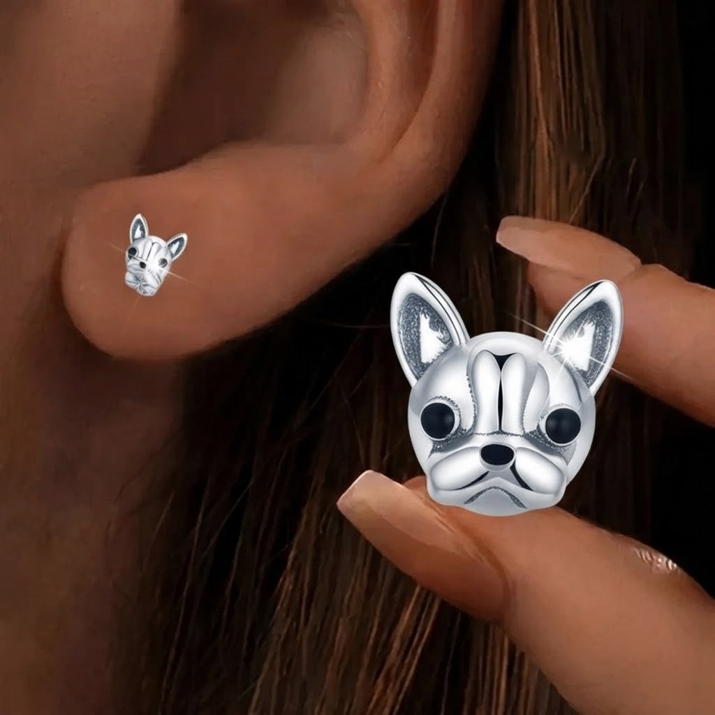 Bulldog Ring & Earring Set