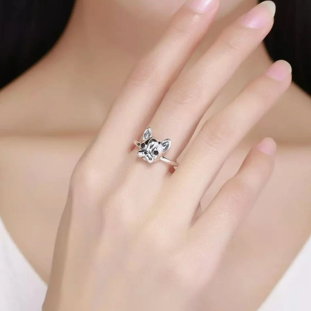 Bulldog Ring & Earring Set