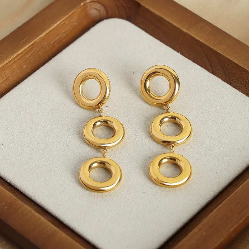 Open Circle Link Jewelry Set