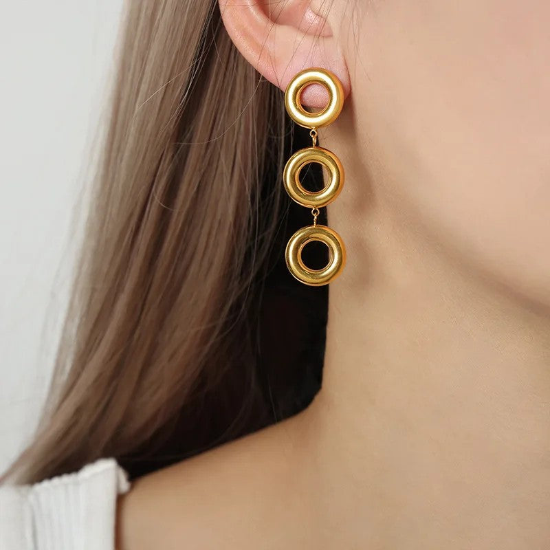 Open Circle Link Jewelry Set