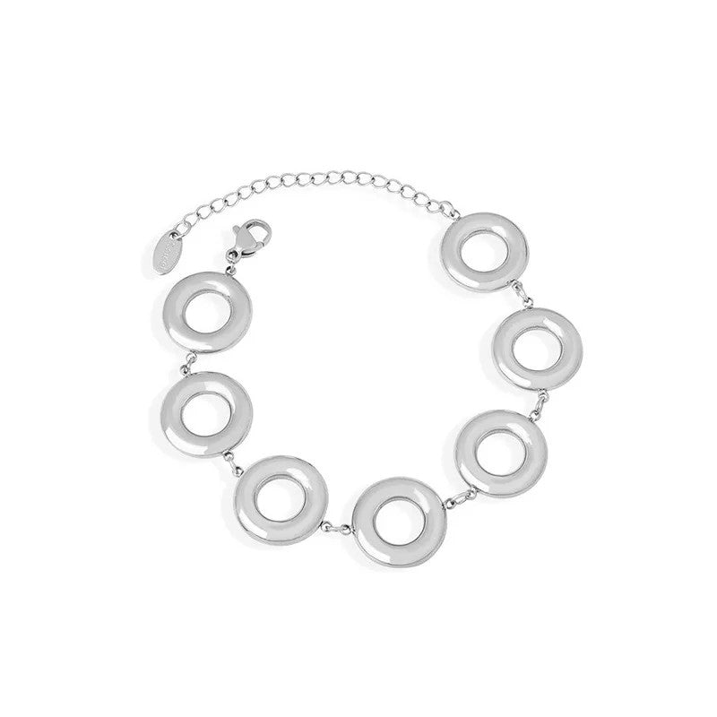Open Circle Link Jewelry Set