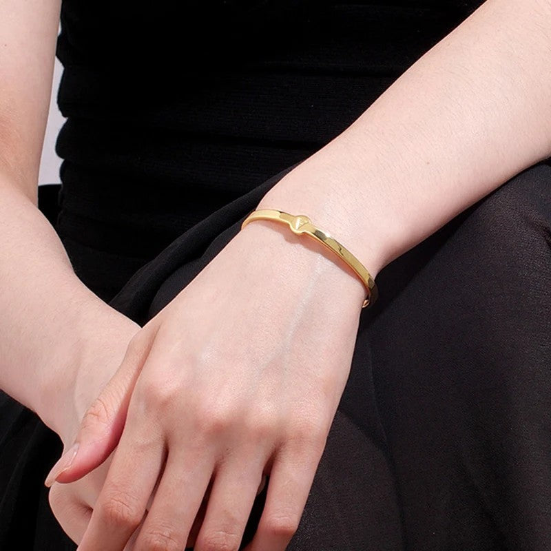 Personalized Initial Cuff Bracelet