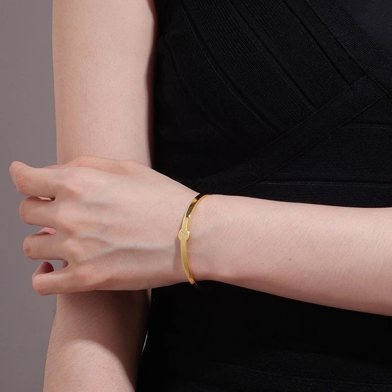 Personalized Initial Cuff Bracelet