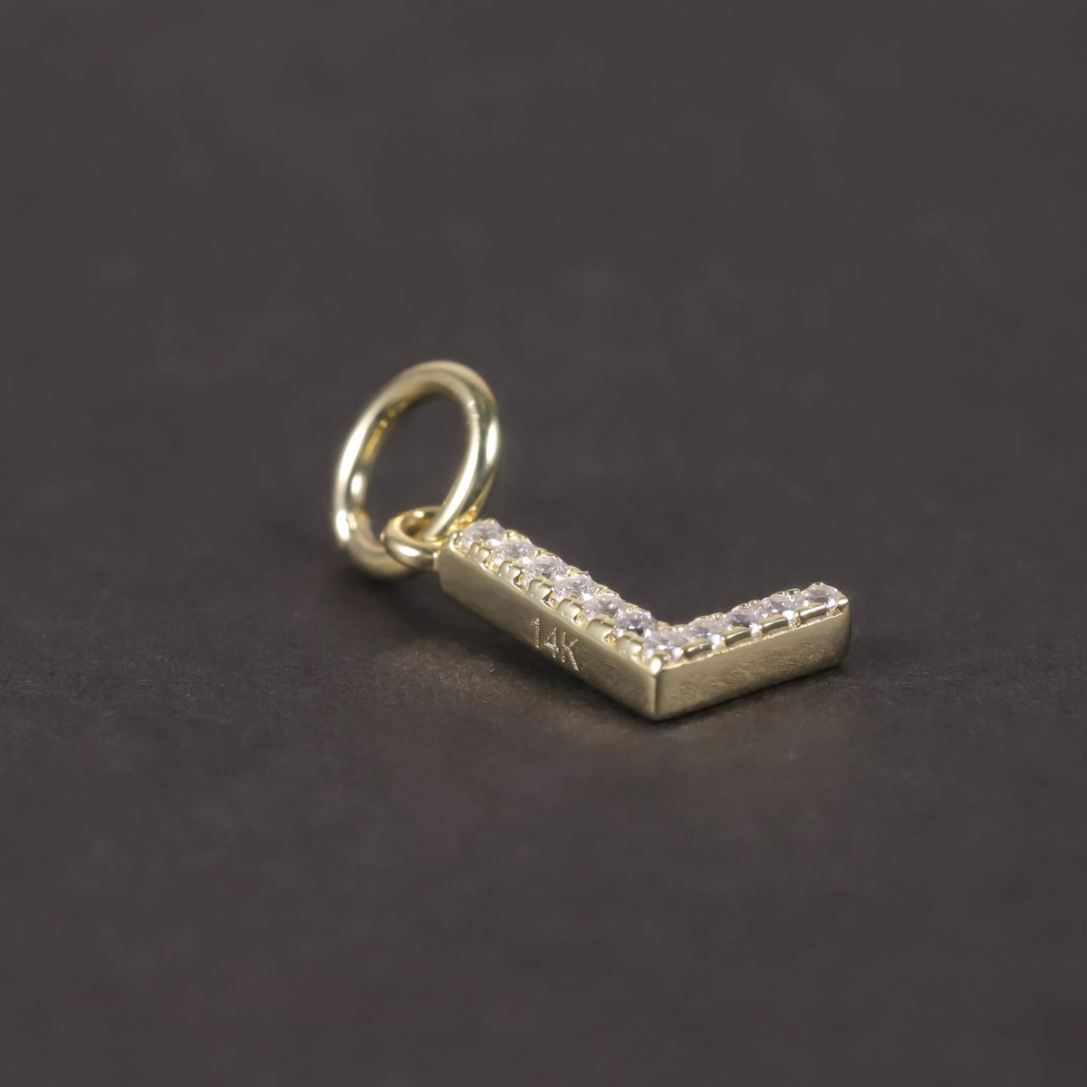 Crystal Letter L Pendant