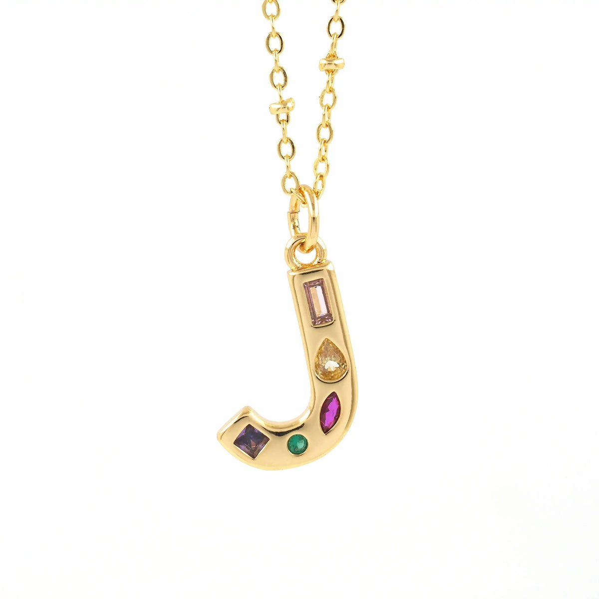 Colorful Initial Necklace
