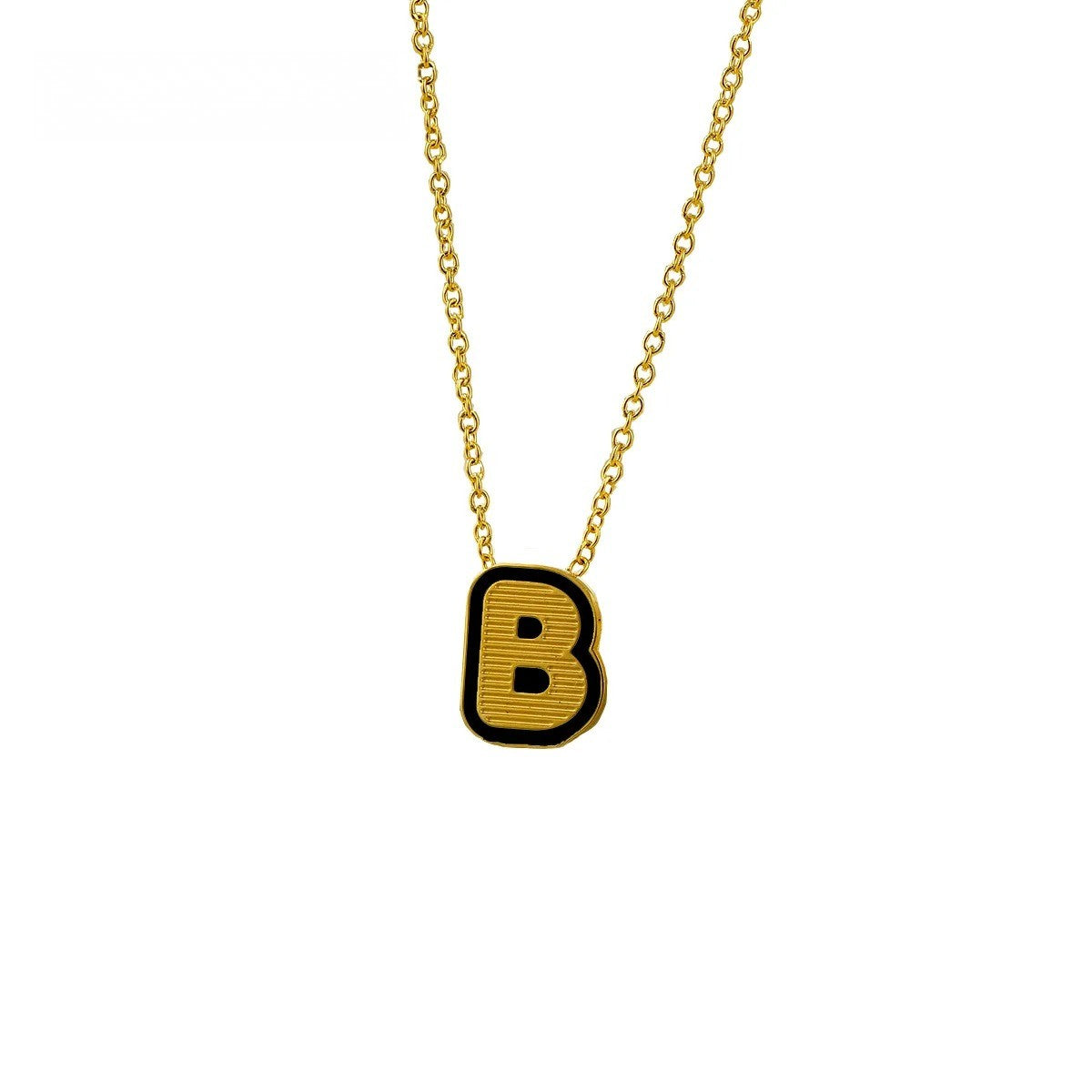 Initial Letter Pendant Necklace