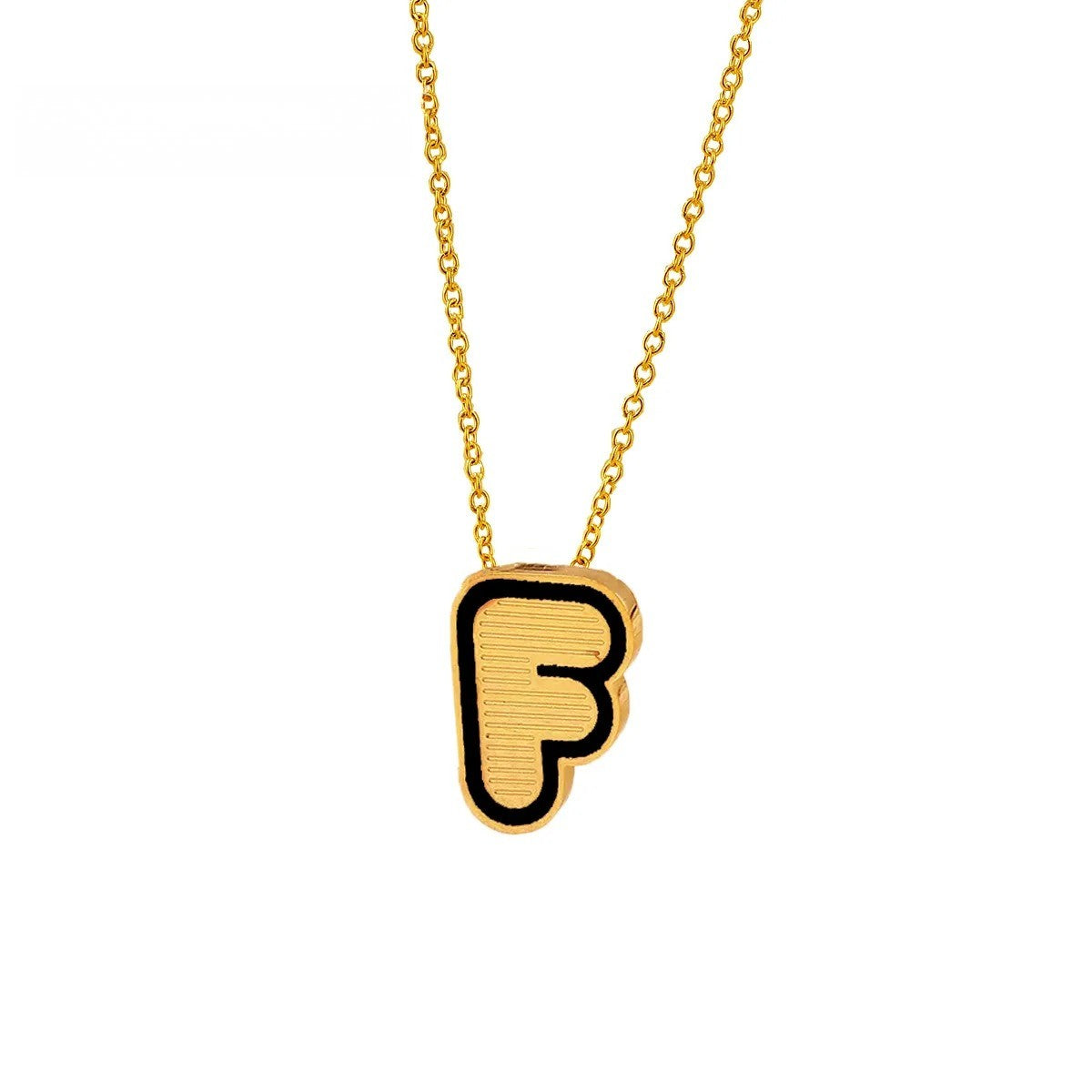 Initial Letter Pendant Necklace