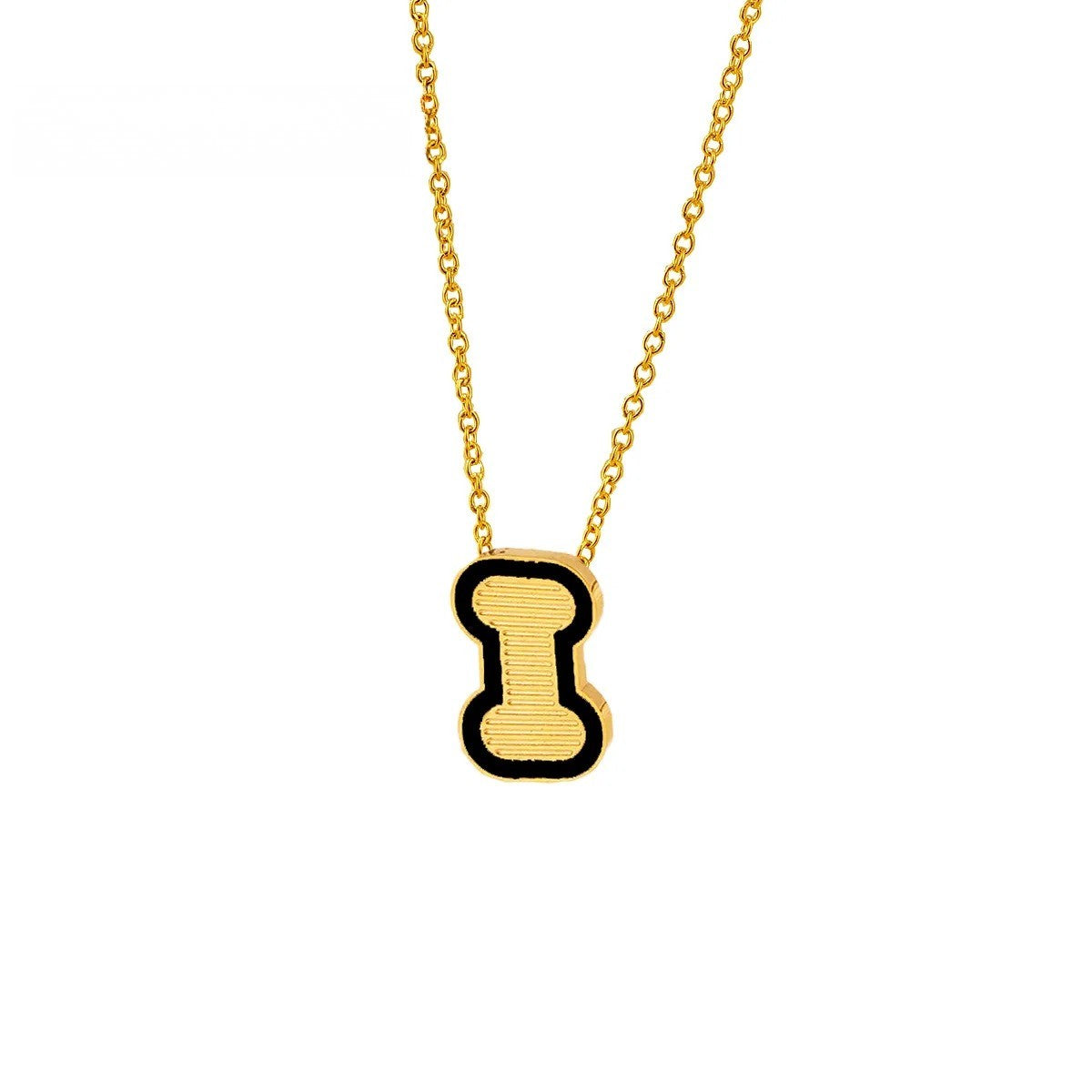Initial Letter Pendant Necklace