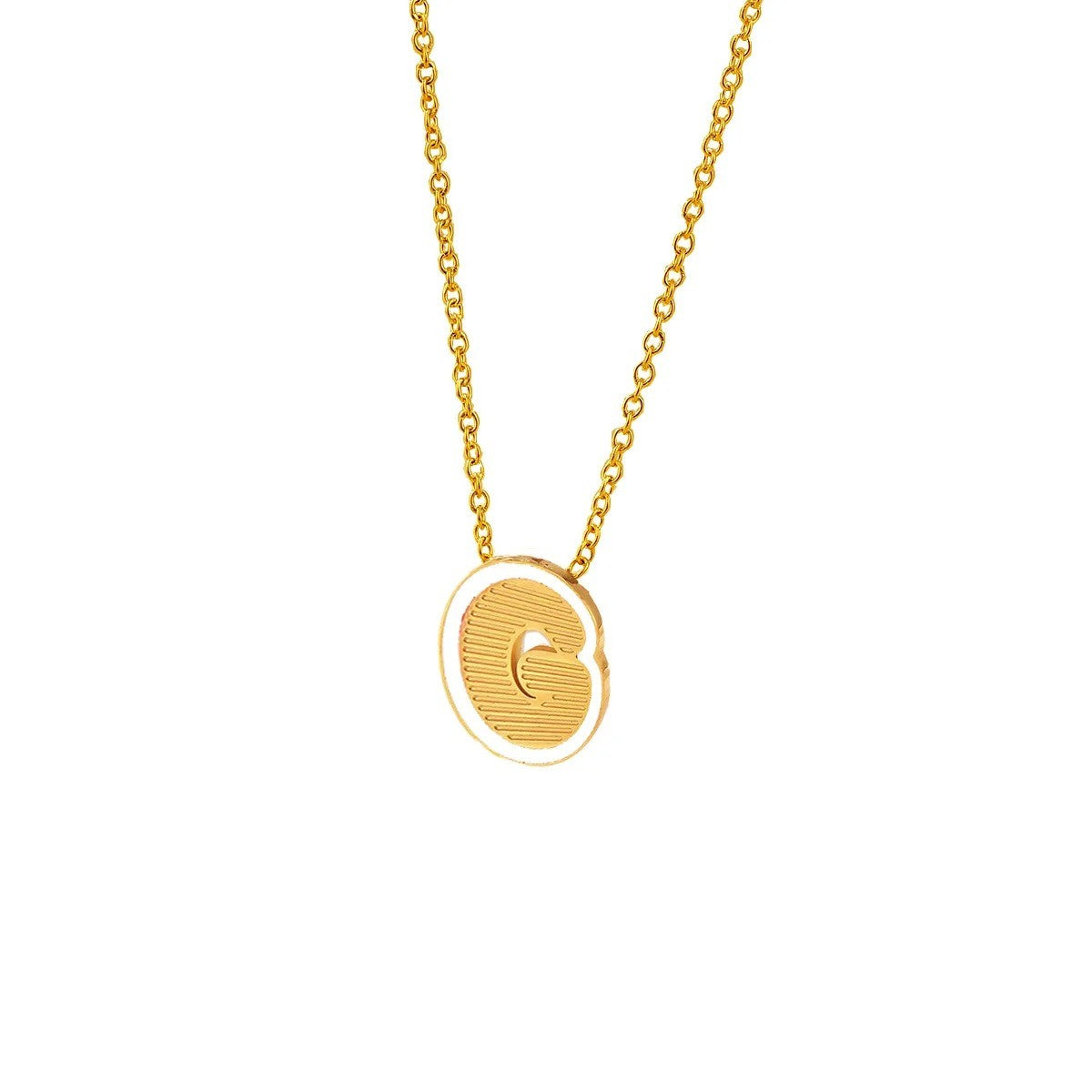 Initial Letter Pendant Necklace