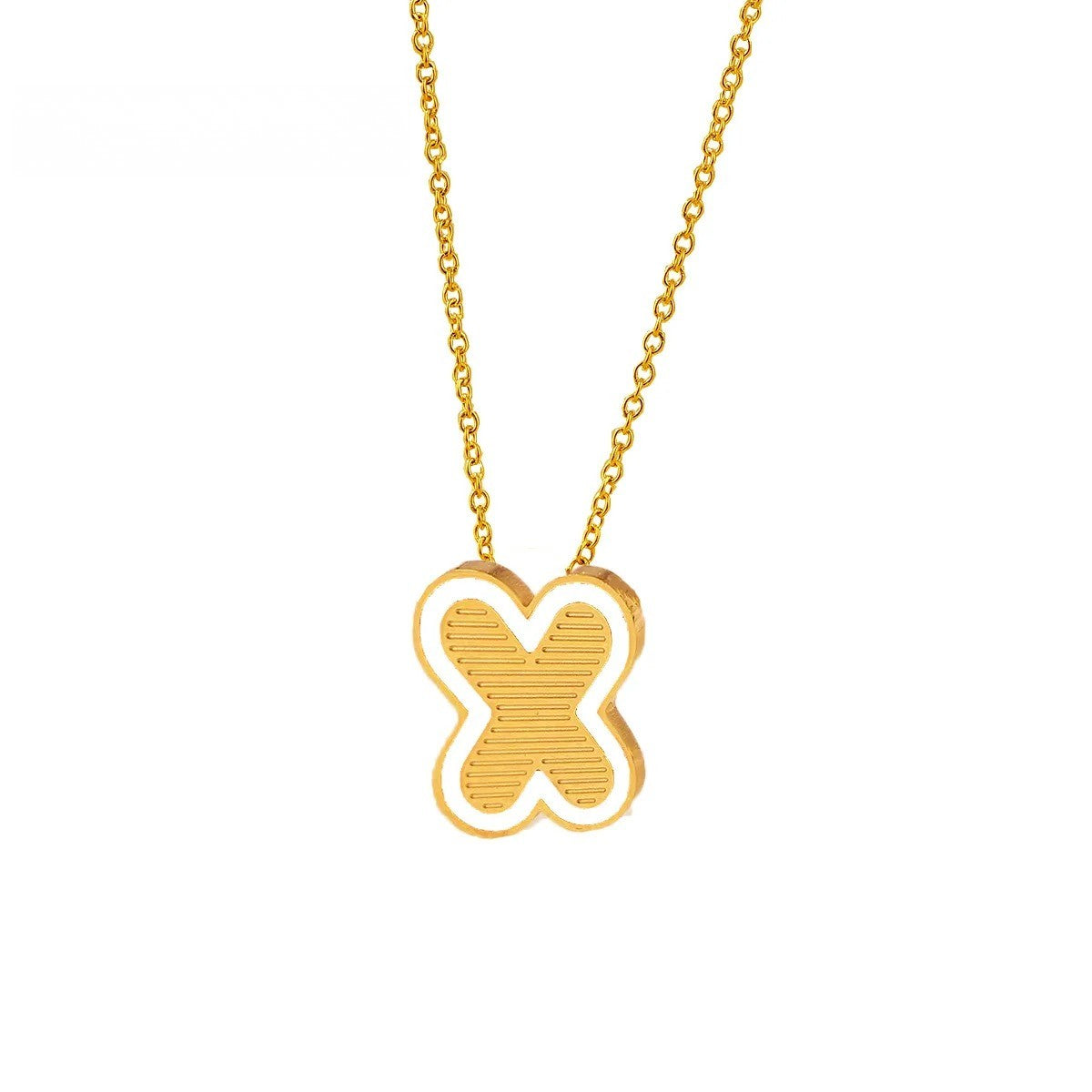 Initial Letter Pendant Necklace