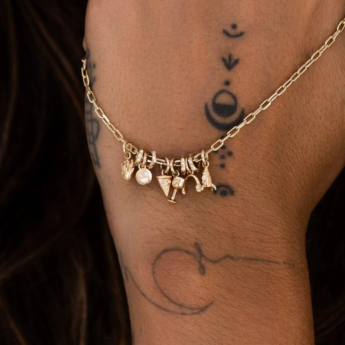 Heart Charm Layered Necklace