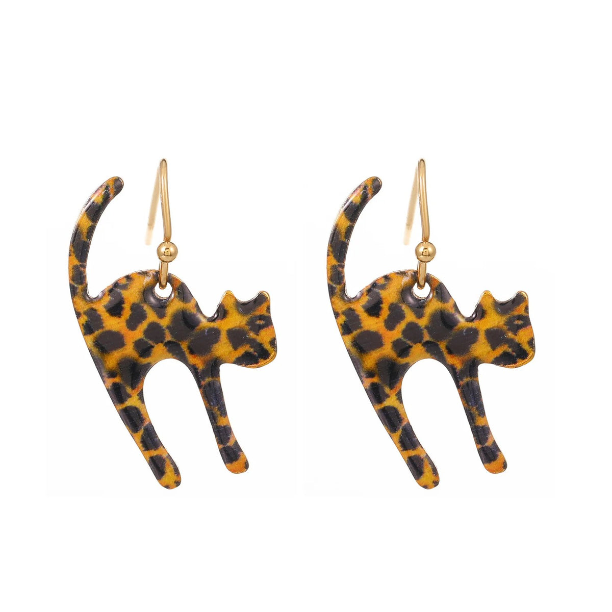 Leopard Cat Earrings