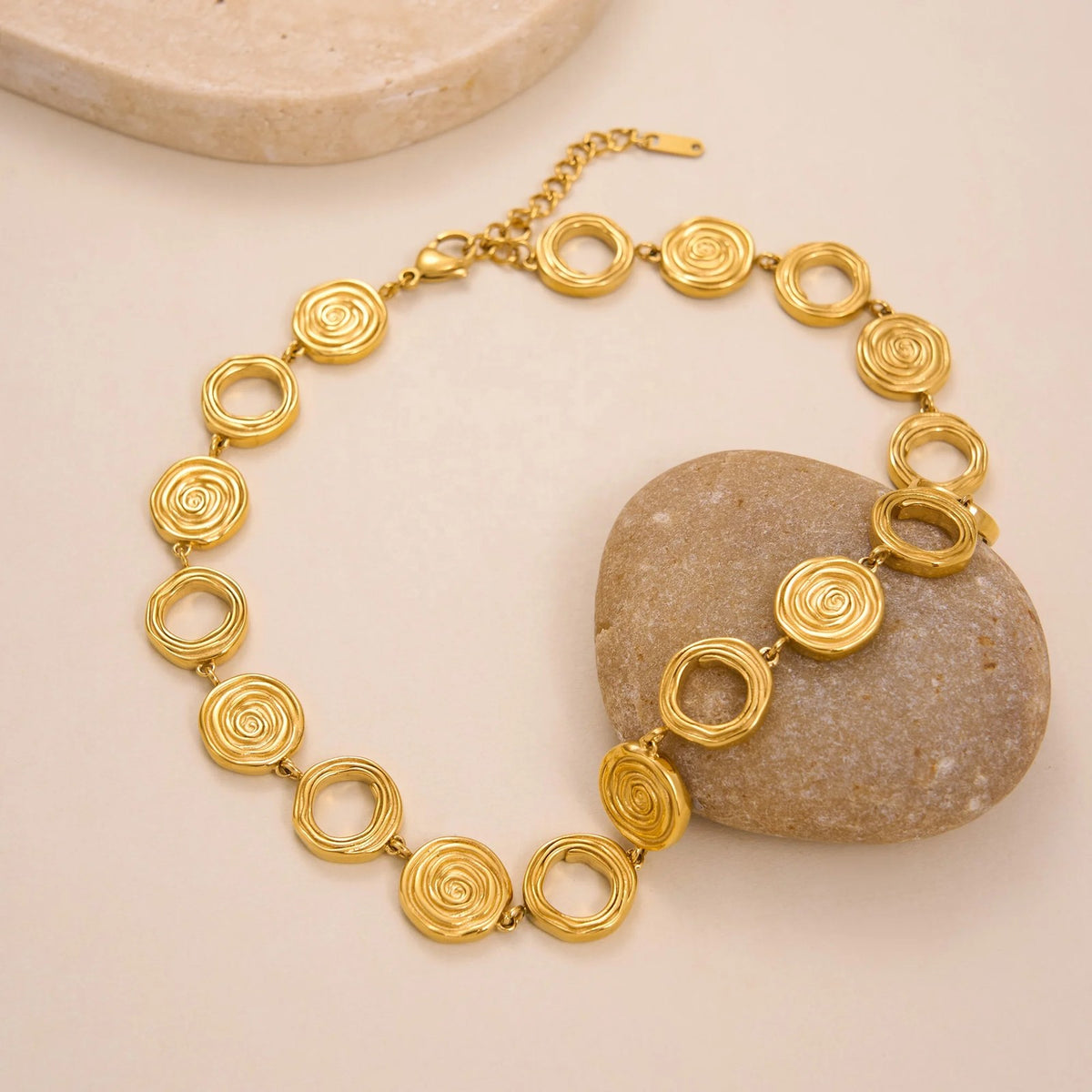 Swirl Circle Jewelry Set