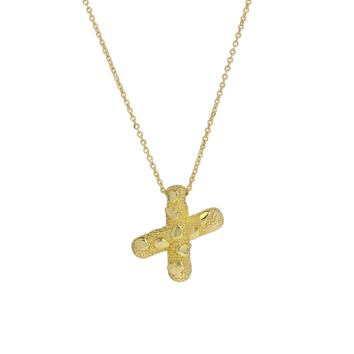 Micro Pave Initial Pendant Necklace