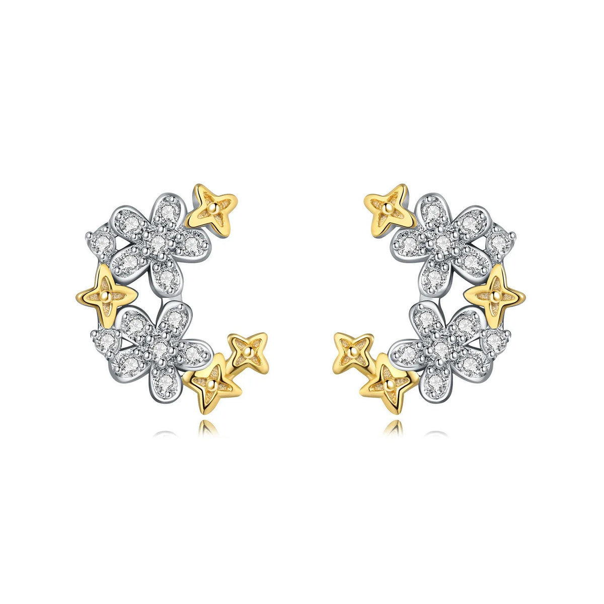 Assorted Charm Hoop Earrings Set