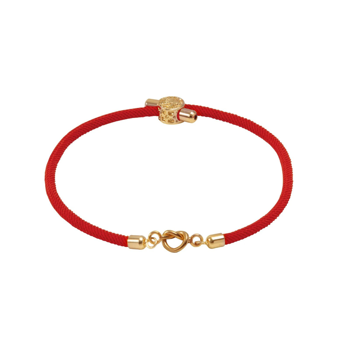 Woven Knot Heart Bracelet