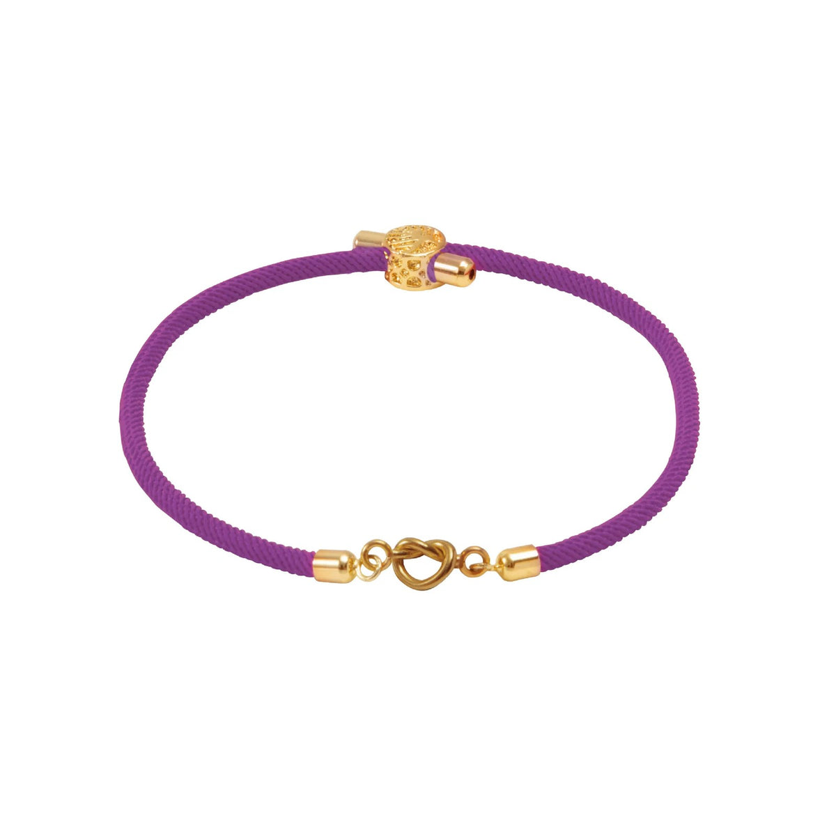 Woven Knot Heart Bracelet
