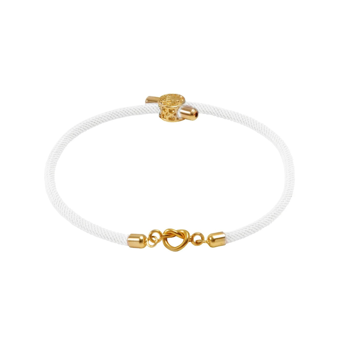 Woven Knot Heart Bracelet