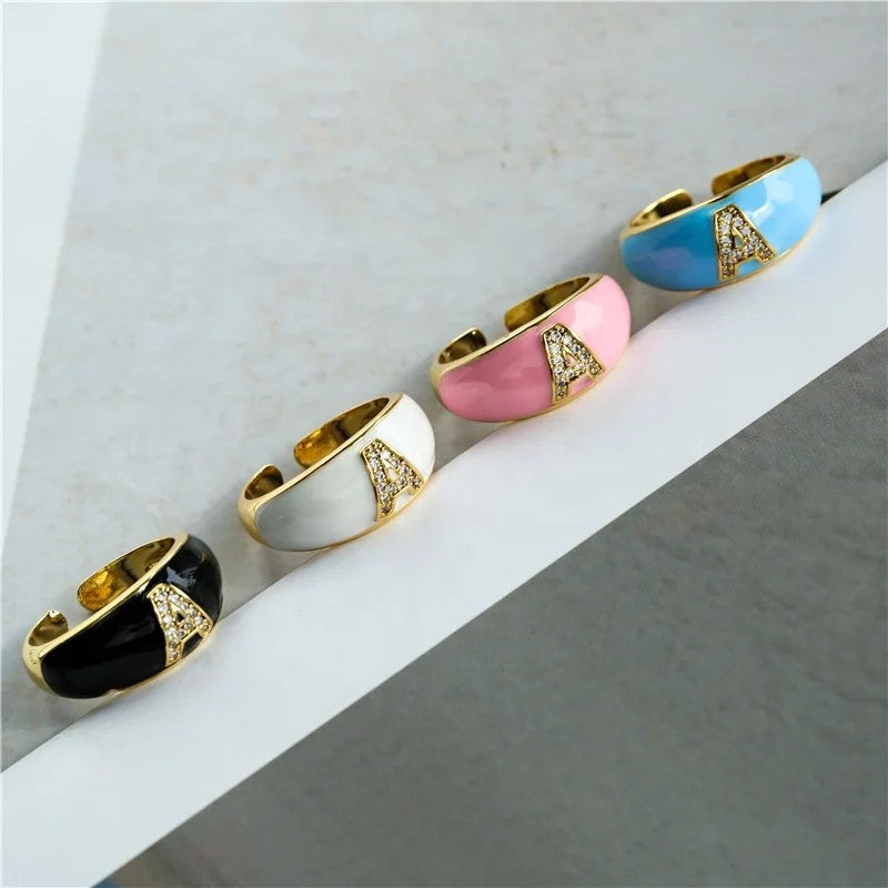 Enamel Initial Ring