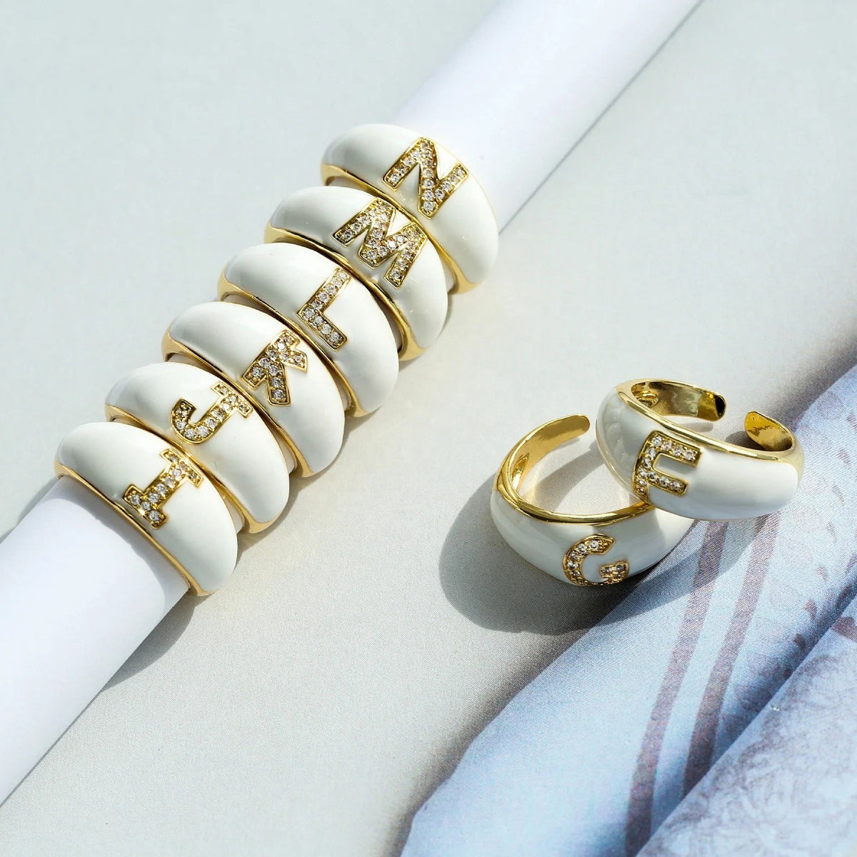 Enamel Initial Ring