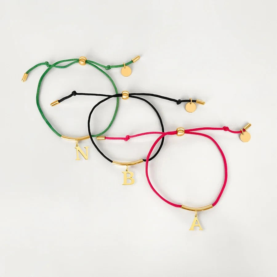Initial Thread Bracelet