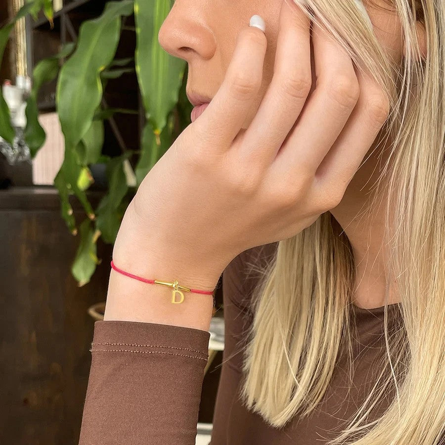 Initial Thread Bracelet