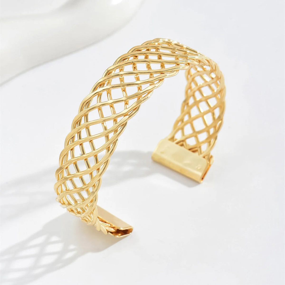 Lattice Cuff Bracelet