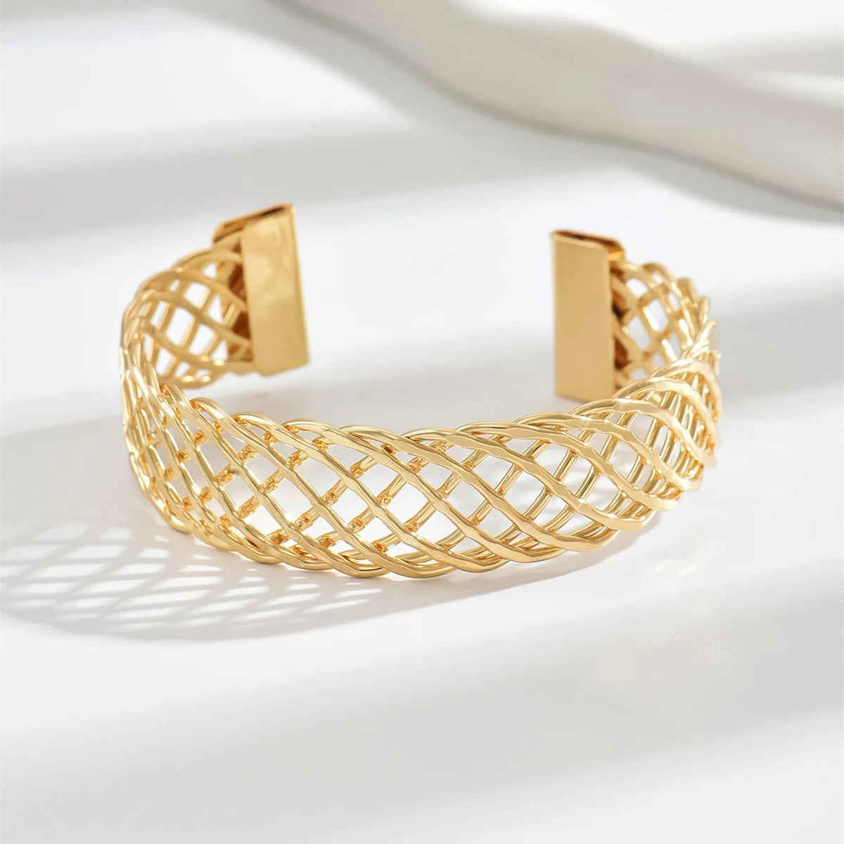 Lattice Cuff Bracelet