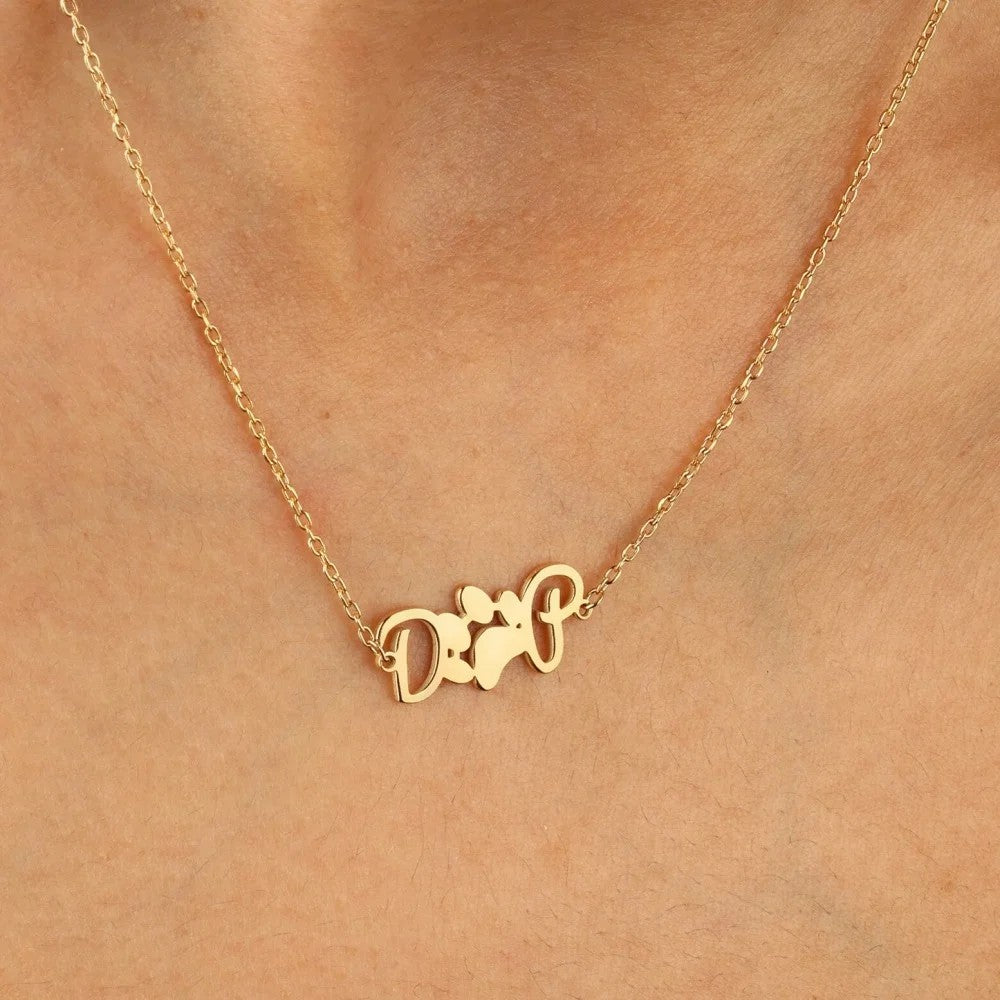 Custom Two Initial Necklace