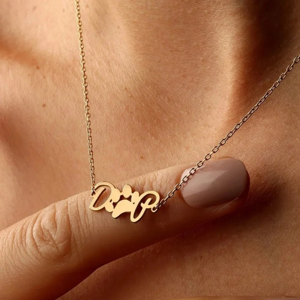 Custom Two Initial Necklace