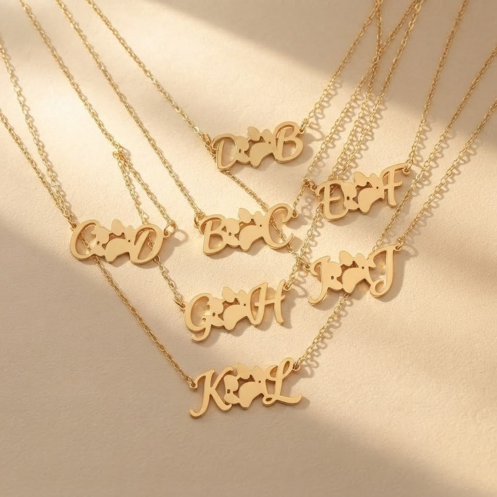Custom Two Initial Necklace