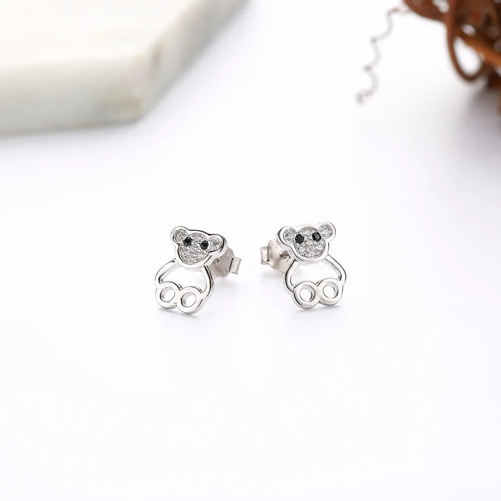 Crystal Tree Branch Stud Earrings