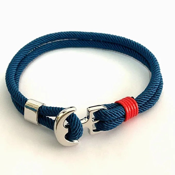 Anchor Charm Rope Bracelet