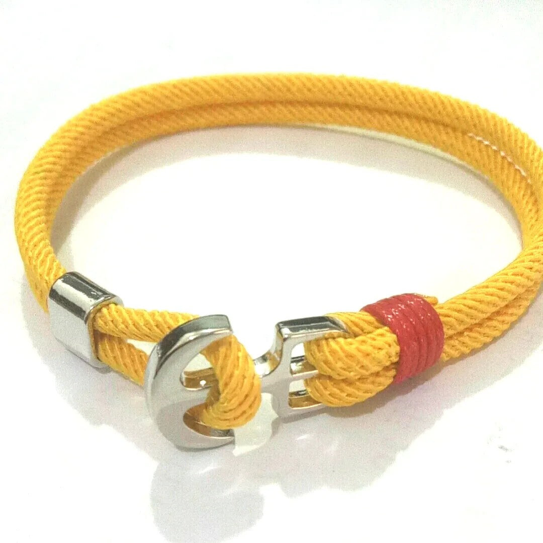 Anchor Charm Rope Bracelet