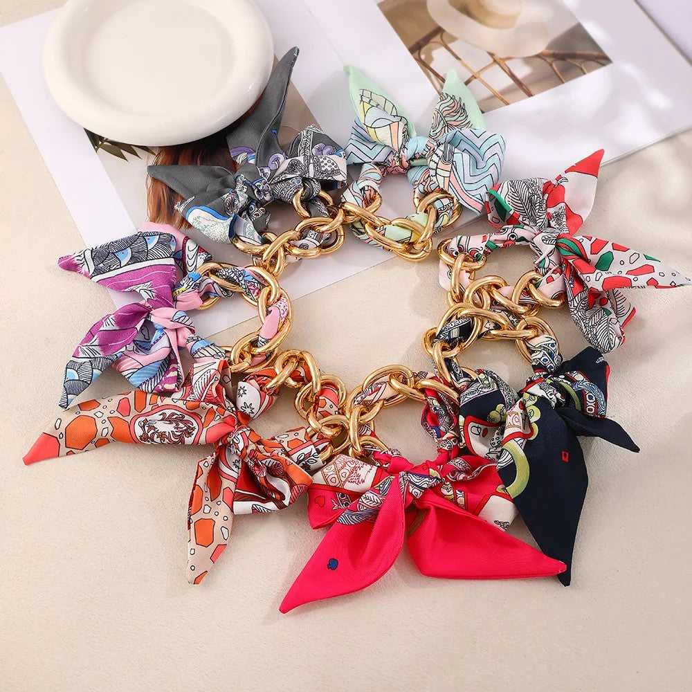 Scarf Link Chain Bracelet