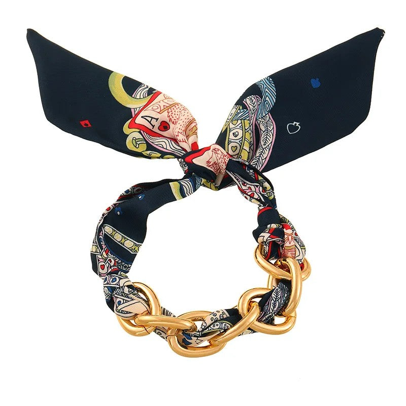 Scarf Link Chain Bracelet