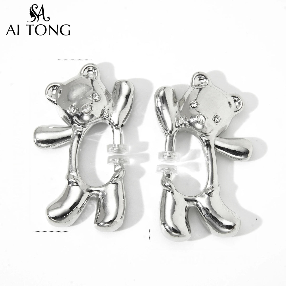 Bear Clip-on Earrings