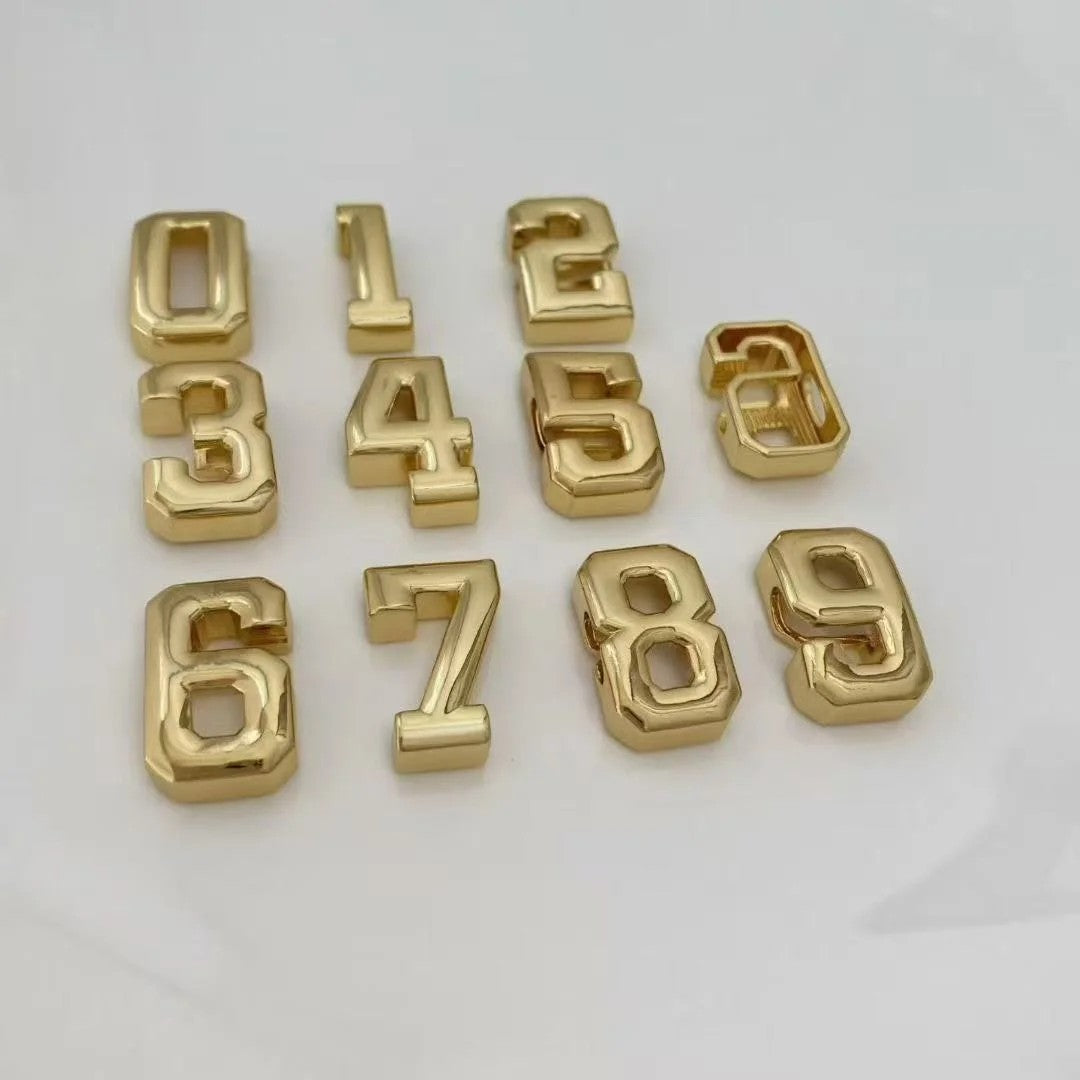 Gold-Tone Number Rope Bracelet