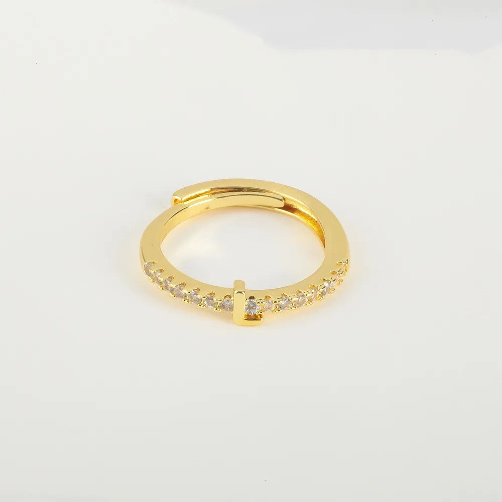 Zircon Initial Open Ring