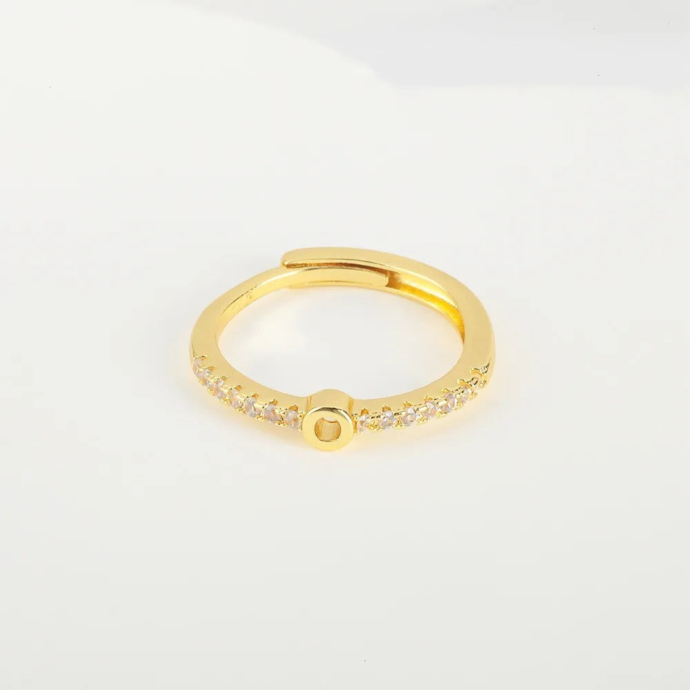 Zircon Initial Open Ring